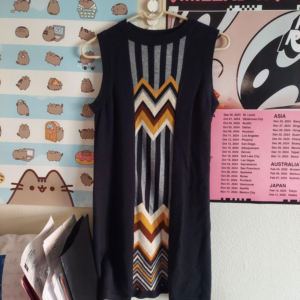 Missoni Women's Grey and Navy Dress